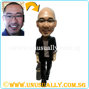 Personalized 3D Cool Fixed Or BobbleHead Male Figurine